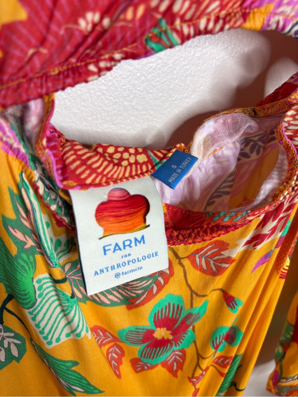 Farm Rio x Anthropologie Single-Shoulder Printed Maxi Dress - Picture 9 of 14